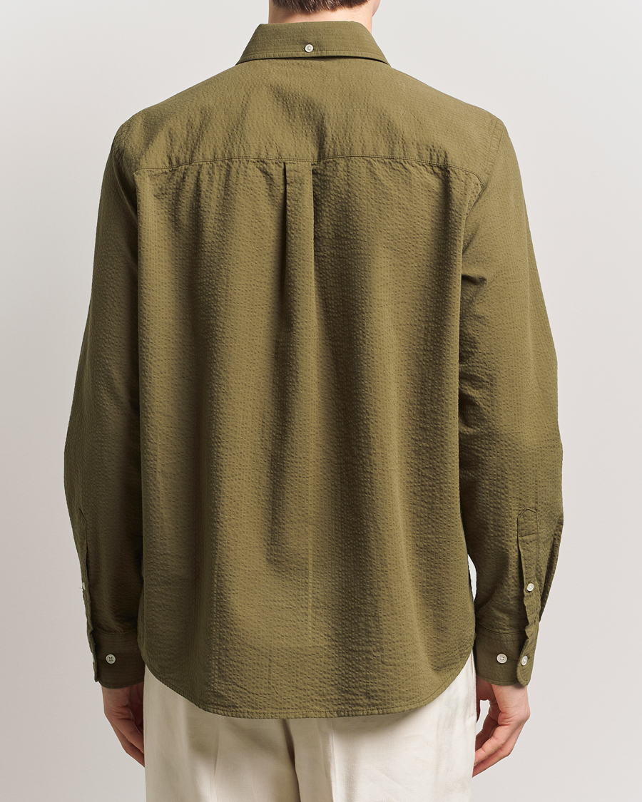 Homme | Chemises | Forét | Hornet Seersucker Shirt Army