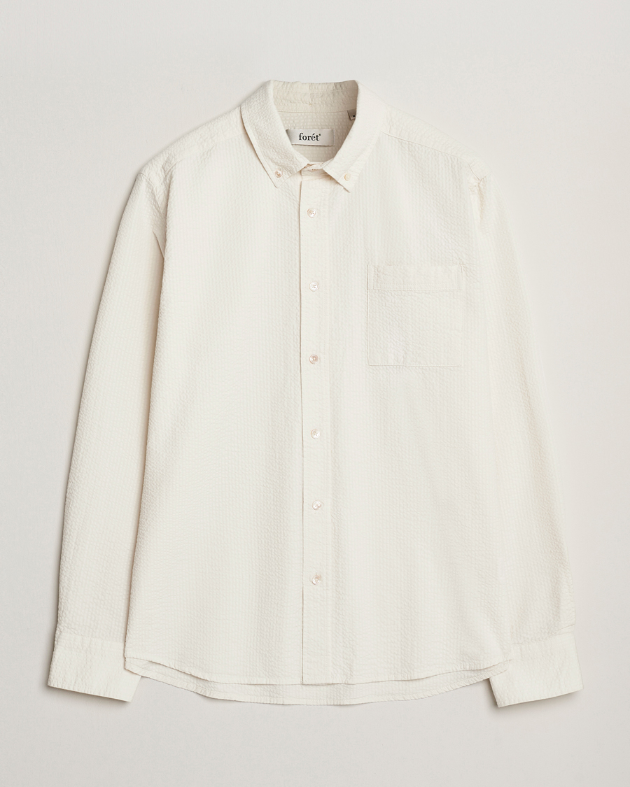 Homme | Chemises | Forét | Hornet Seersucker Shirt Cloud