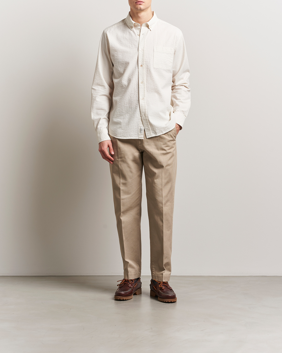 Homme | Chemises | Forét | Hornet Seersucker Shirt Cloud