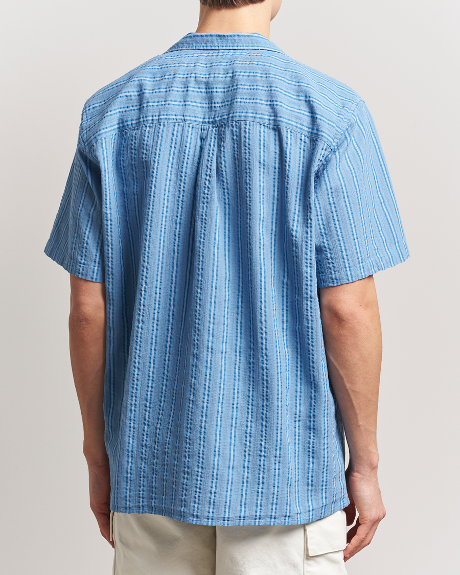 Homme | Chemises | Forét | Peer Short Sleeve Shirt Blue