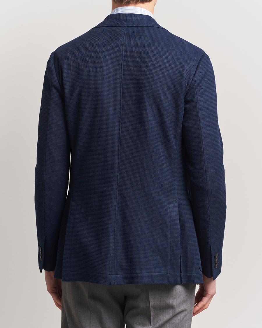 Homme | Blazers | Canali | Structured Jersey Blazer Navy