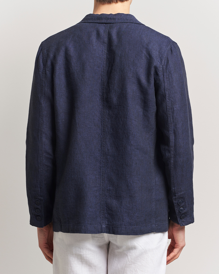 Homme | Blazers | KnowledgeCotton Apparel | Linen Blazer Total Eclipse