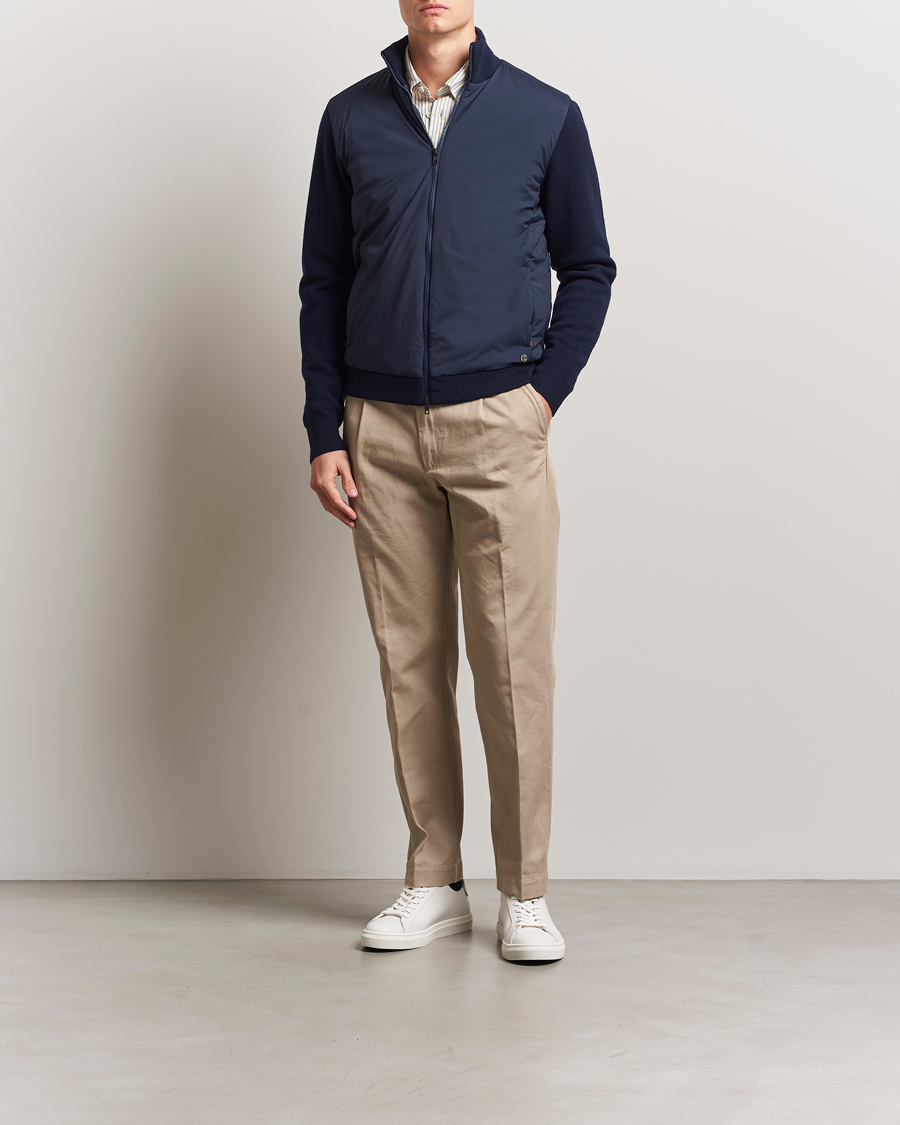 Homme | Manteaux Et Vestes | Scandinavian Edition | Leeway Hybrid Jacket Navy Blue