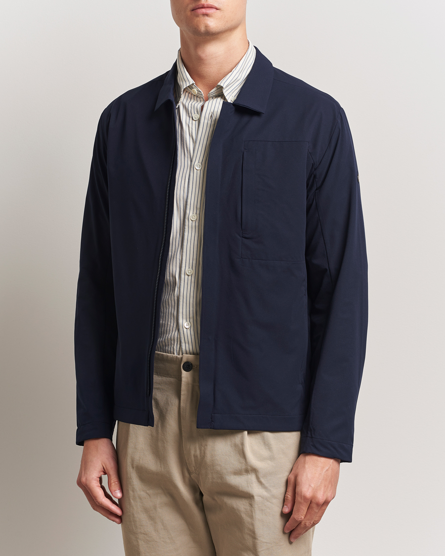 Homme | Manteaux Et Vestes | Scandinavian Edition | Merge II Stretch Shirt Jacket Navy Blue