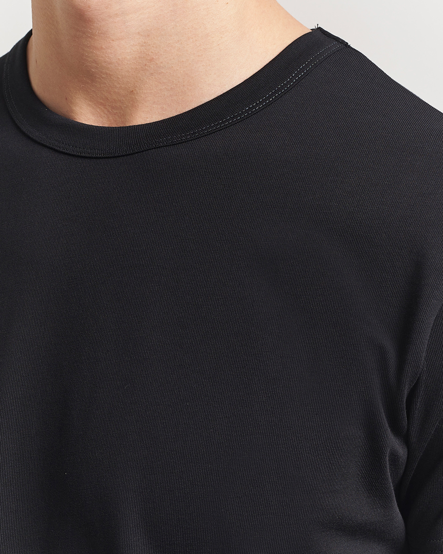 Homme | T-shirts | Sunspel | Single Jersey Supima Cotton T-Shirt Black