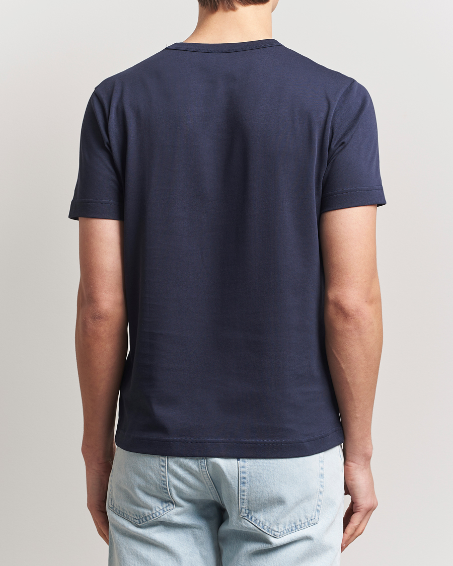 Homme | T-shirts | Sunspel | Single Jersey Supima Cotton T-Shirt Navy