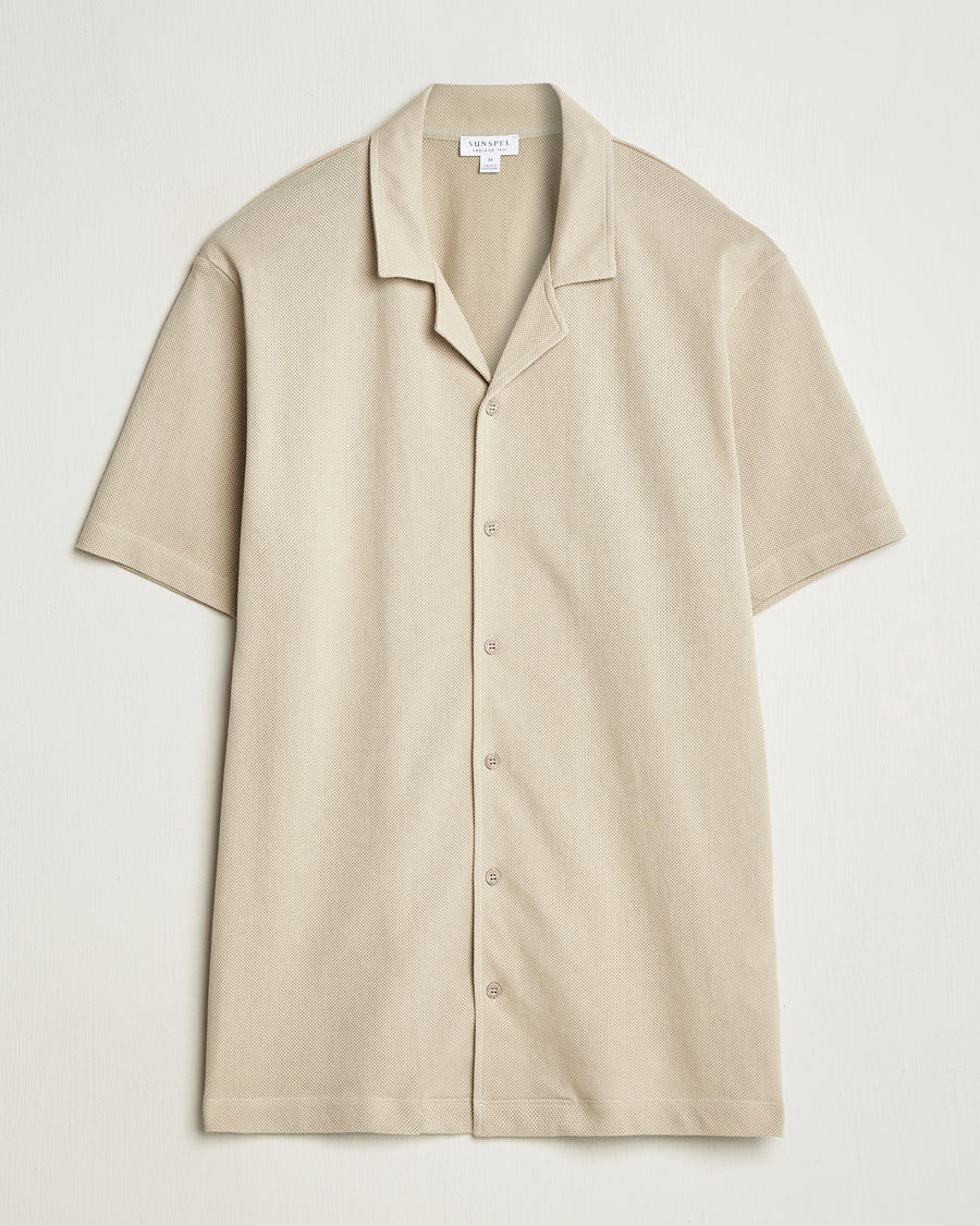 Homme | Chemises | Sunspel | Riviera Resort Shirt Ash Grey