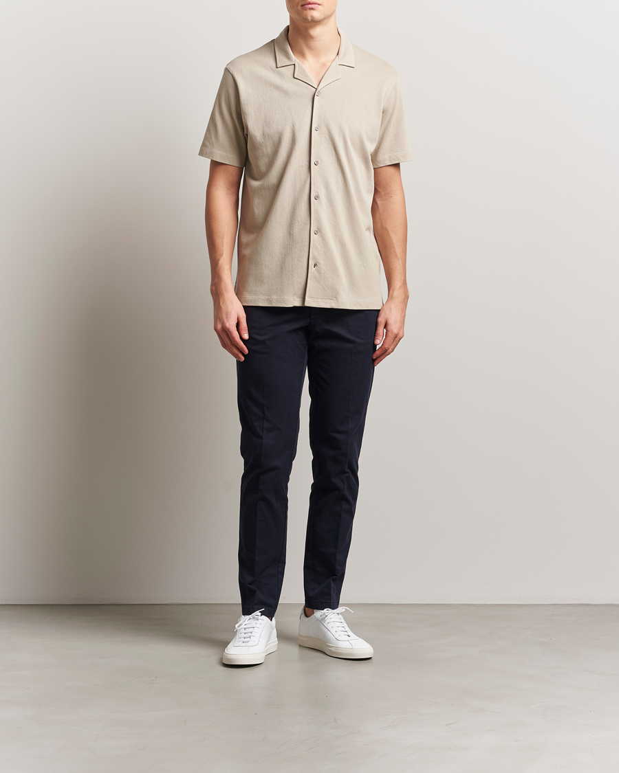 Homme | Chemises | Sunspel | Riviera Resort Shirt Ash Grey