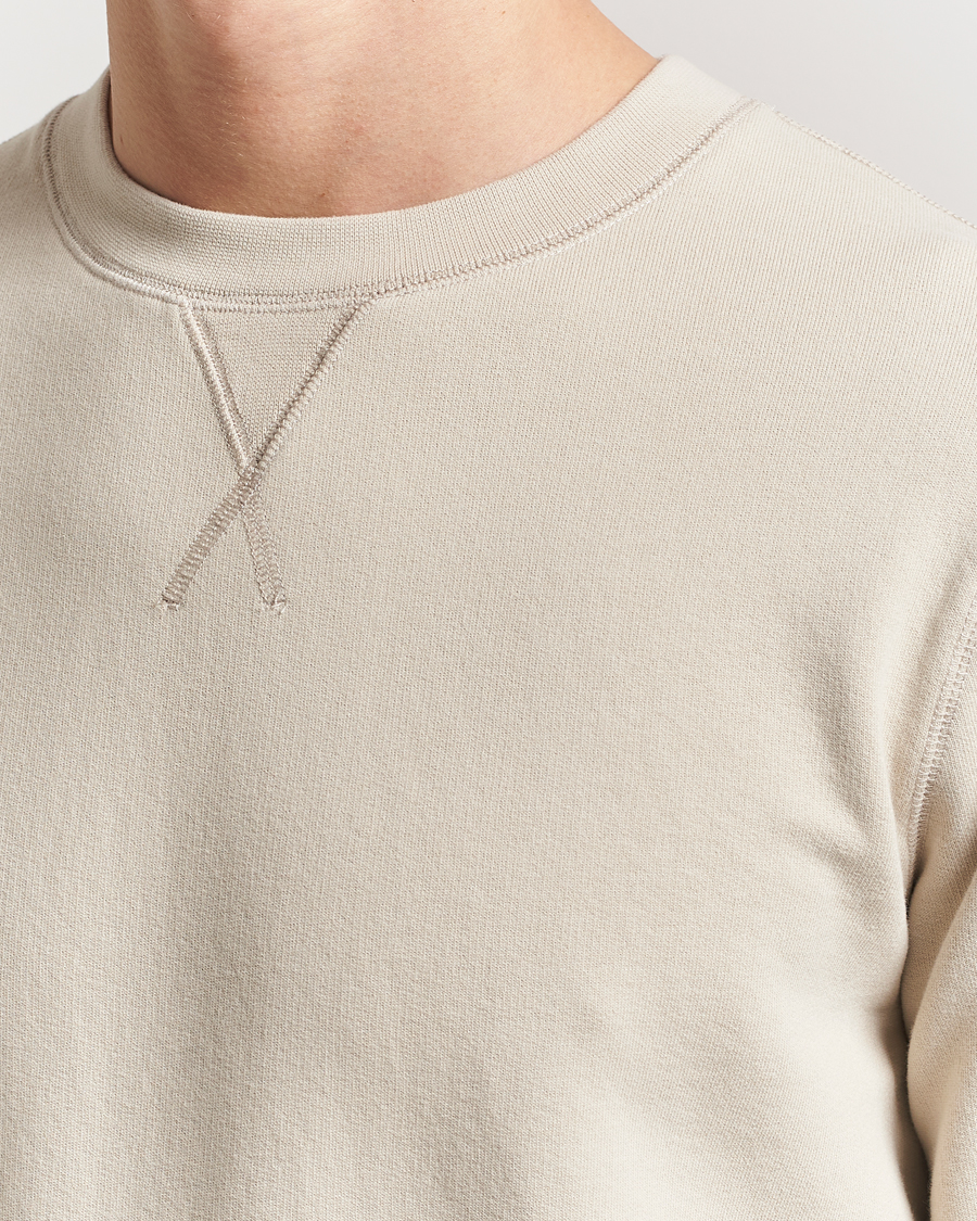 Homme | Pulls Et Tricots | Sunspel | Loopback Sweatshirt Ash Grey
