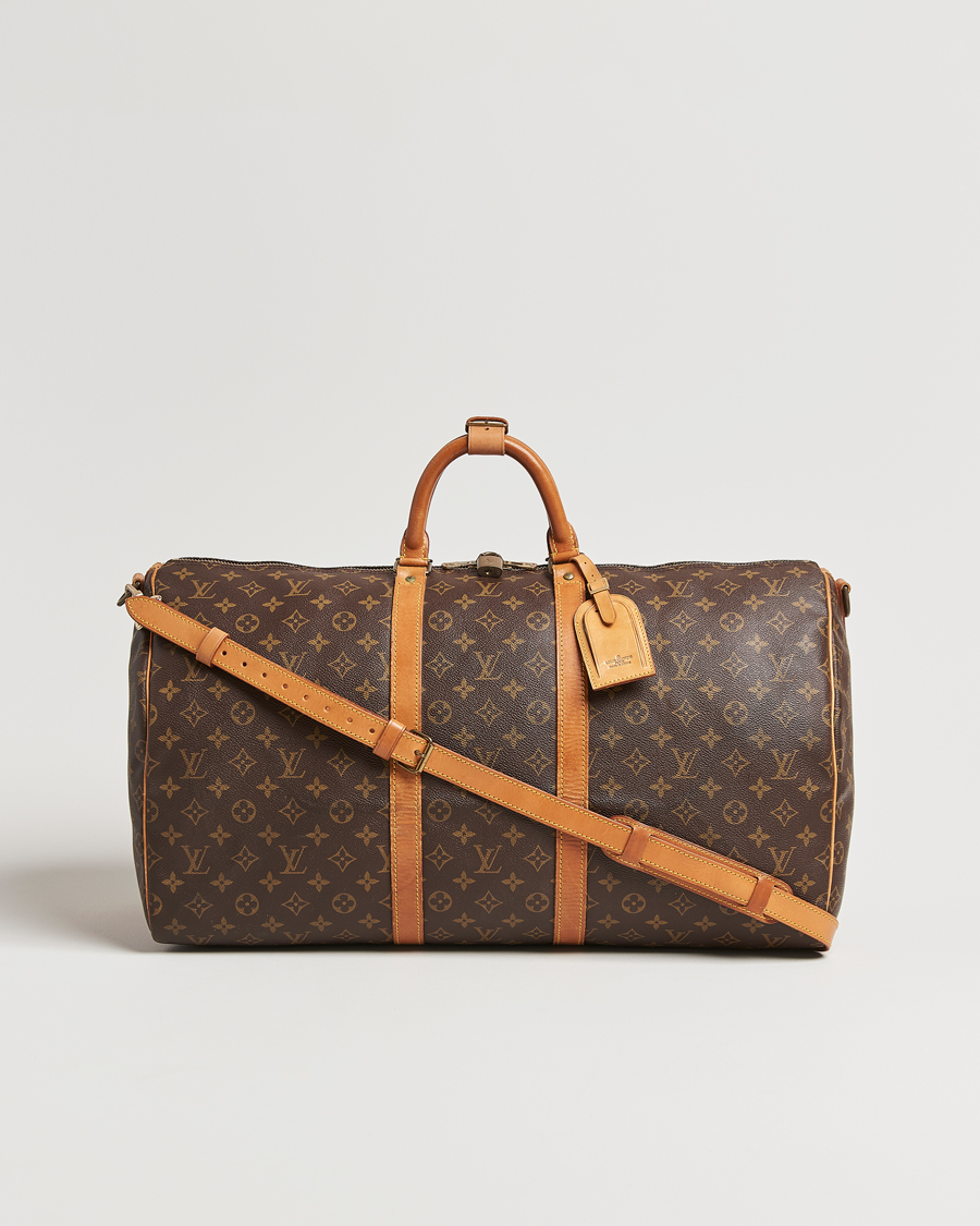 Homme | Louis Vuitton Pre-Owned Keepall Bandoulière 55 Monogram  | Louis Vuitton Pre-Owned | Keepall Bandoulière 55 Monogram 