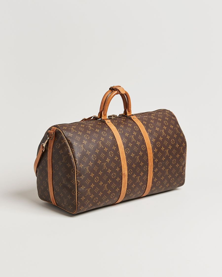 Homme | Louis Vuitton Pre-Owned Keepall Bandoulière 55 Monogram  | Louis Vuitton Pre-Owned | Keepall Bandoulière 55 Monogram 