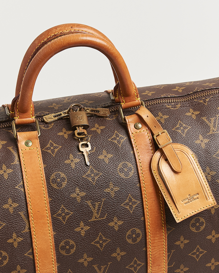 Homme | Louis Vuitton Pre-Owned Keepall Bandoulière 55 Monogram  | Louis Vuitton Pre-Owned | Keepall Bandoulière 55 Monogram 
