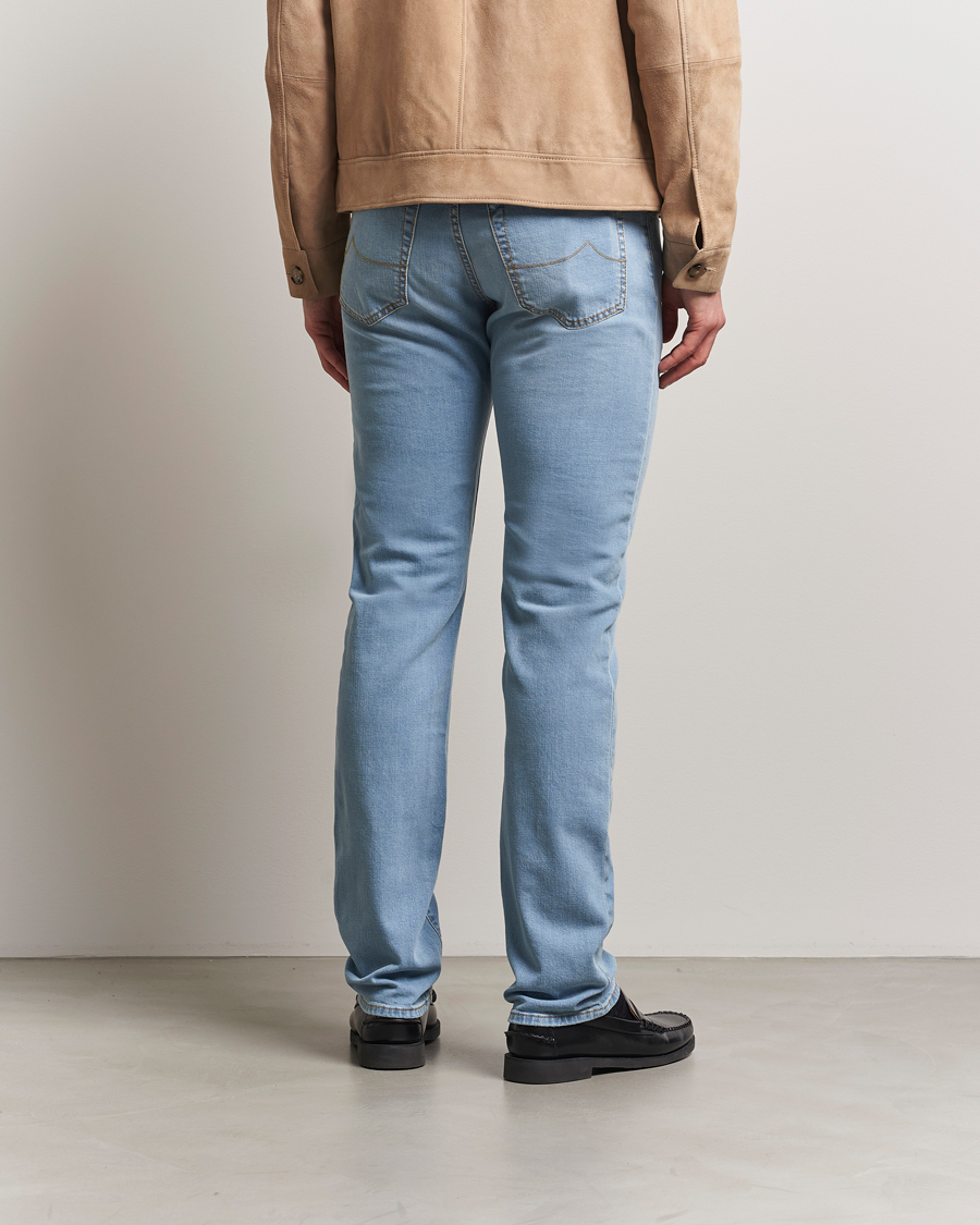 Homme | Jeans | Jacob Cohën | Bard Slim Fit Stretch Jeans Light Blue