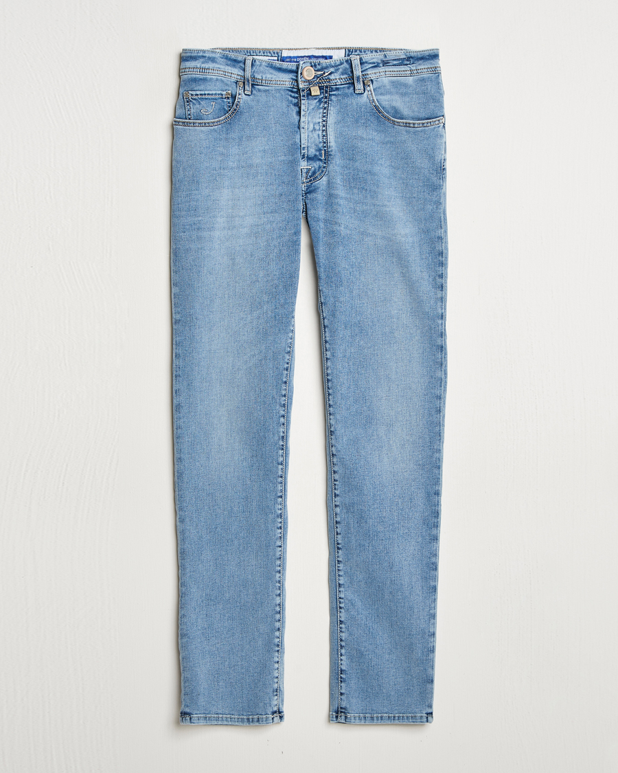 Homme | Jeans | Jacob Cohën | Bard Slim Fit Stretch Jeans Light Vintage Blue