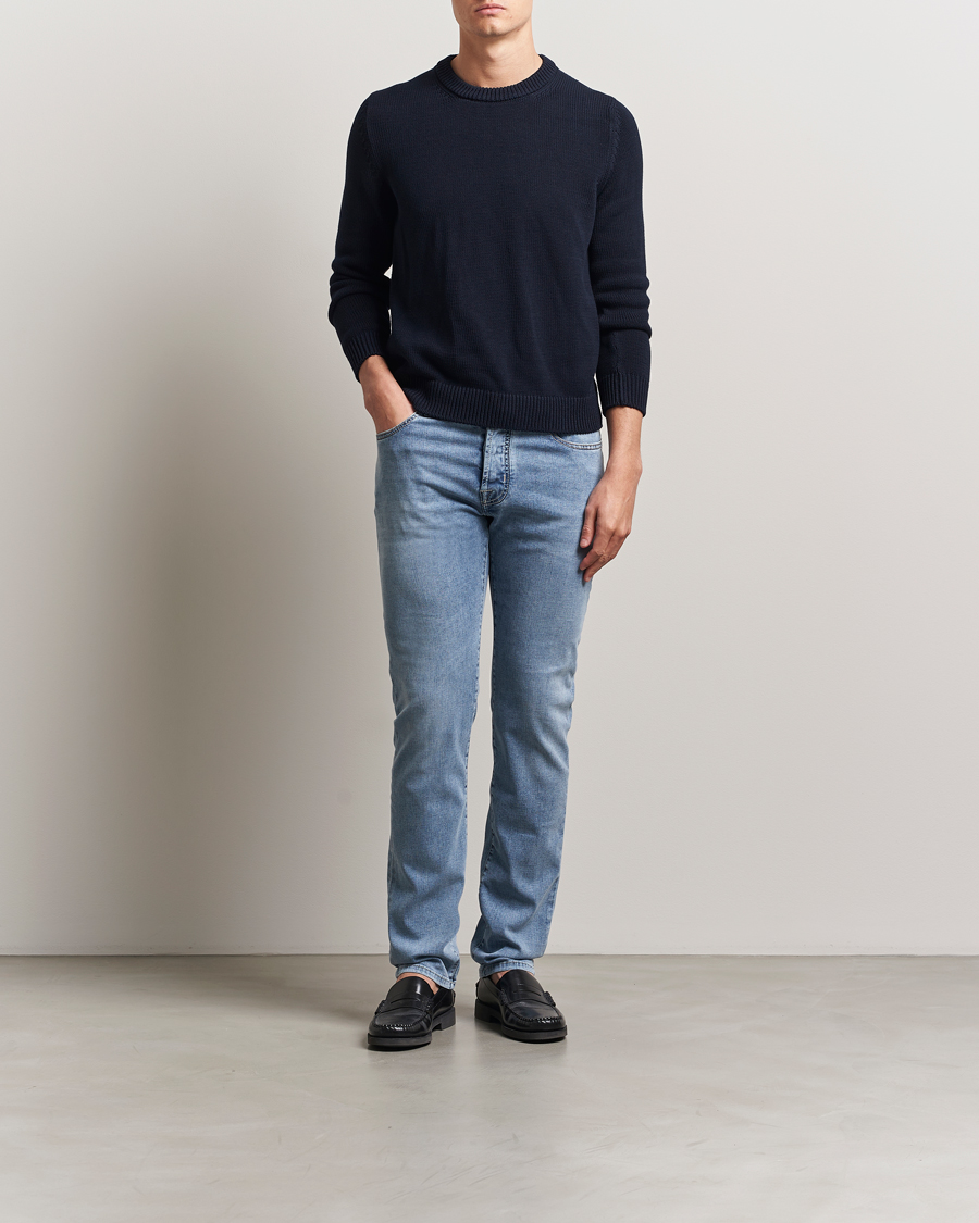 Homme | Jeans | Jacob Cohën | Bard Slim Fit Stretch Jeans Light Vintage Blue