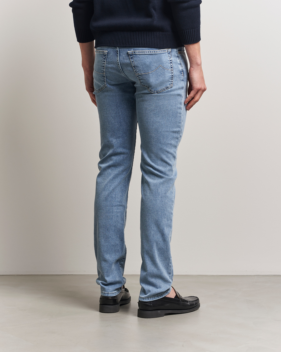 Homme | Jeans | Jacob Cohën | Bard Slim Fit Stretch Jeans Light Vintage Blue
