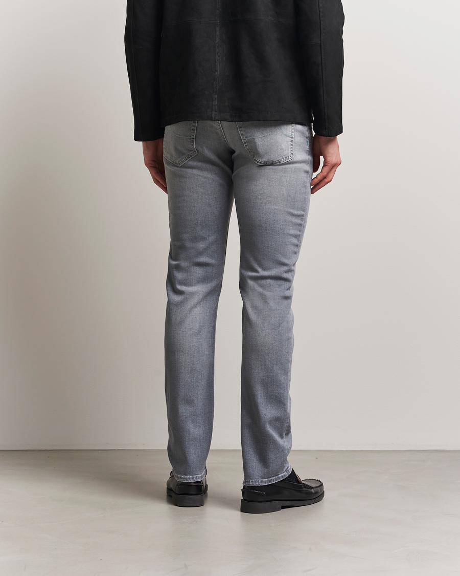Homme | Jeans | Jacob Cohën | Nick Slim Fit Stretch Jeans Light Grey