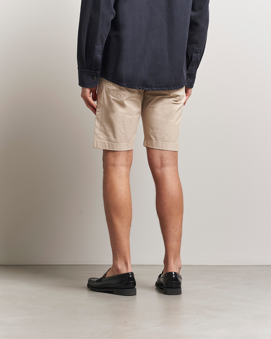 Homme | Shorts | Jacob Cohën | Nicolas Cotton Gabardine Shorts Beige