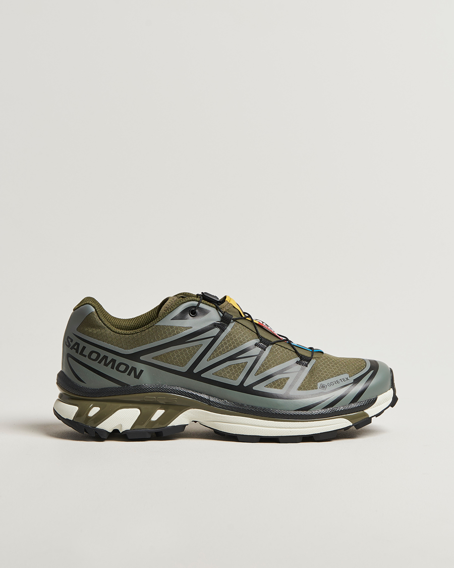 Homme | Salomon XT-6 GTX Sneakers Olive Night | Salomon | XT-6 GTX Sneakers Olive Night