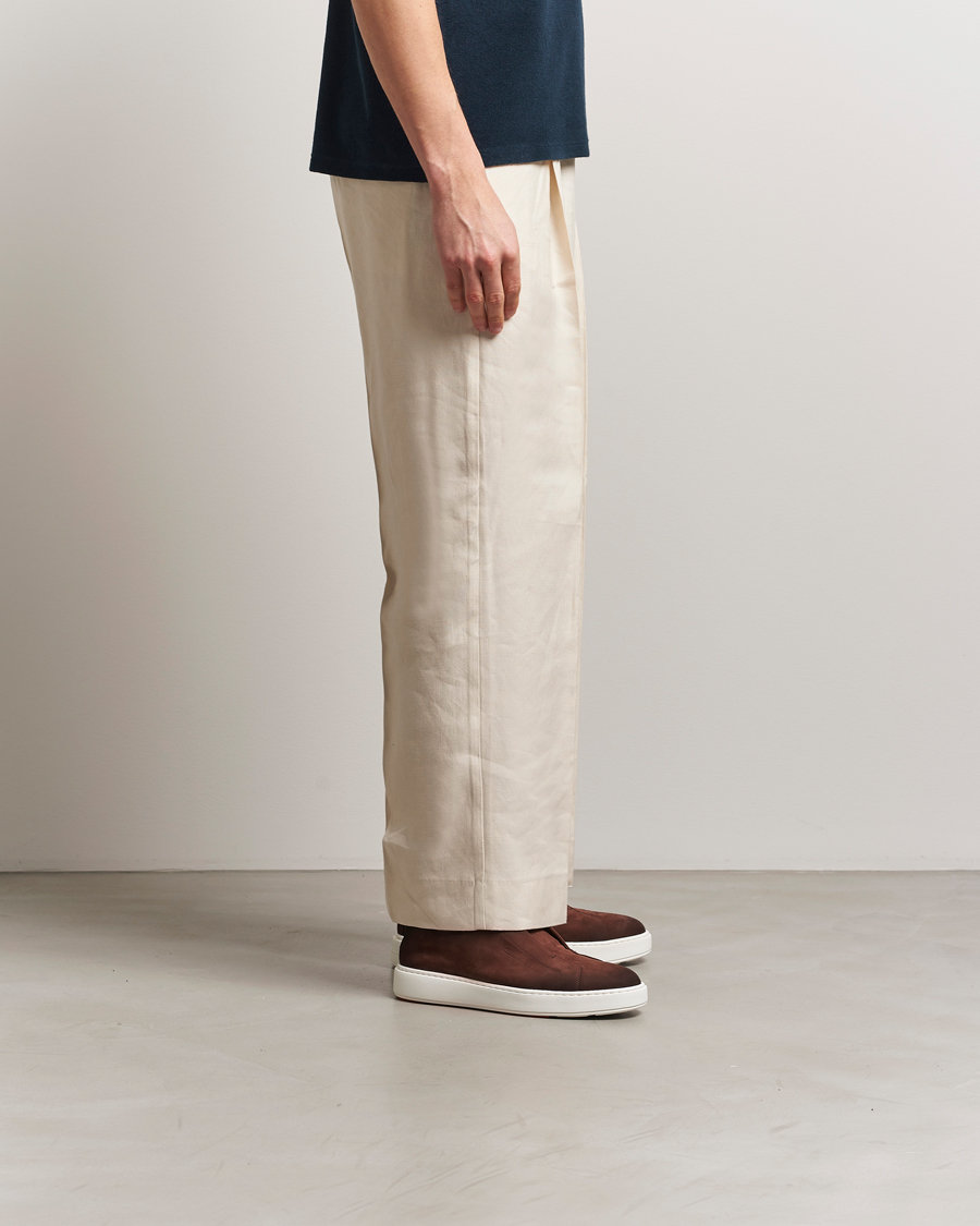 Homme | Santoni Cleanic No Lace Sneakers Brown Nubuck | Santoni | Cleanic No Lace Sneakers Brown Nubuck