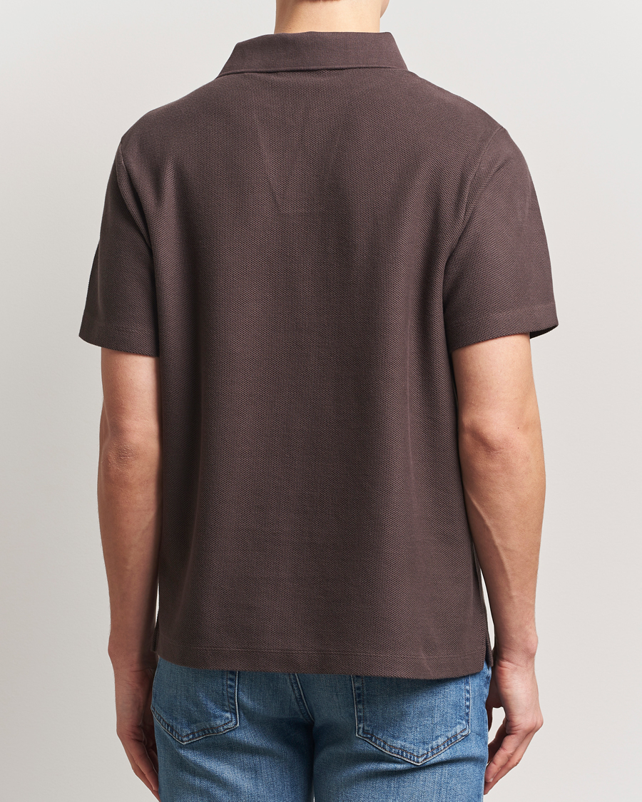 Homme | Polos | FRAME | Jacquard Polo Brown