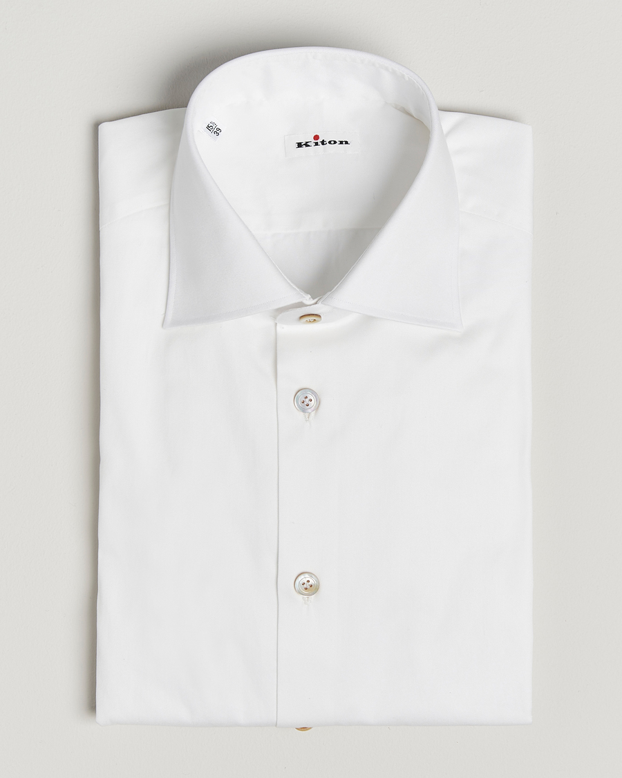 Homme | Chemises | Kiton | Slim Fit Dress Shirt White