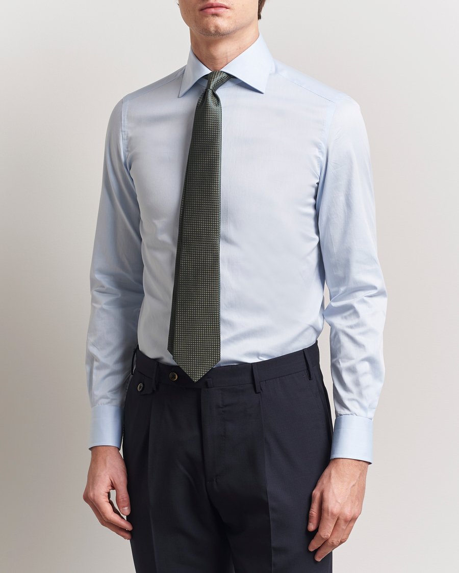 Homme | Chemises | Kiton | Slim Fit Dress Shirt Light Blue