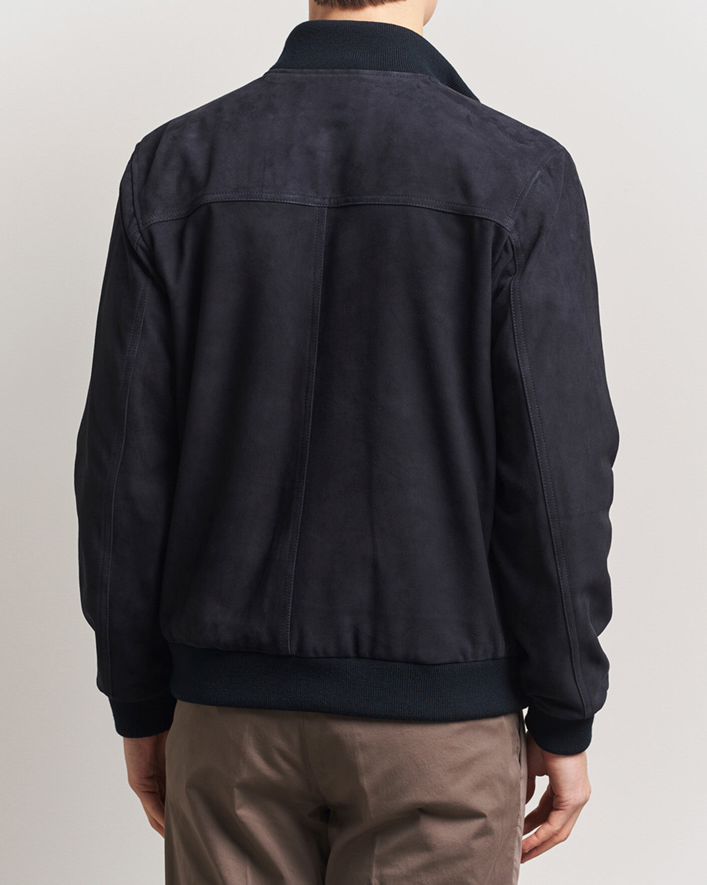 Homme | Manteaux Et Vestes | Valstar | Valstarino Suede Jacket Navy