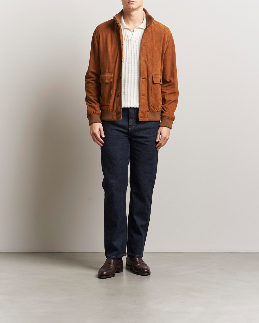 Homme | Manteaux Et Vestes | Valstar | Valstarino Suede Jacket Sandal