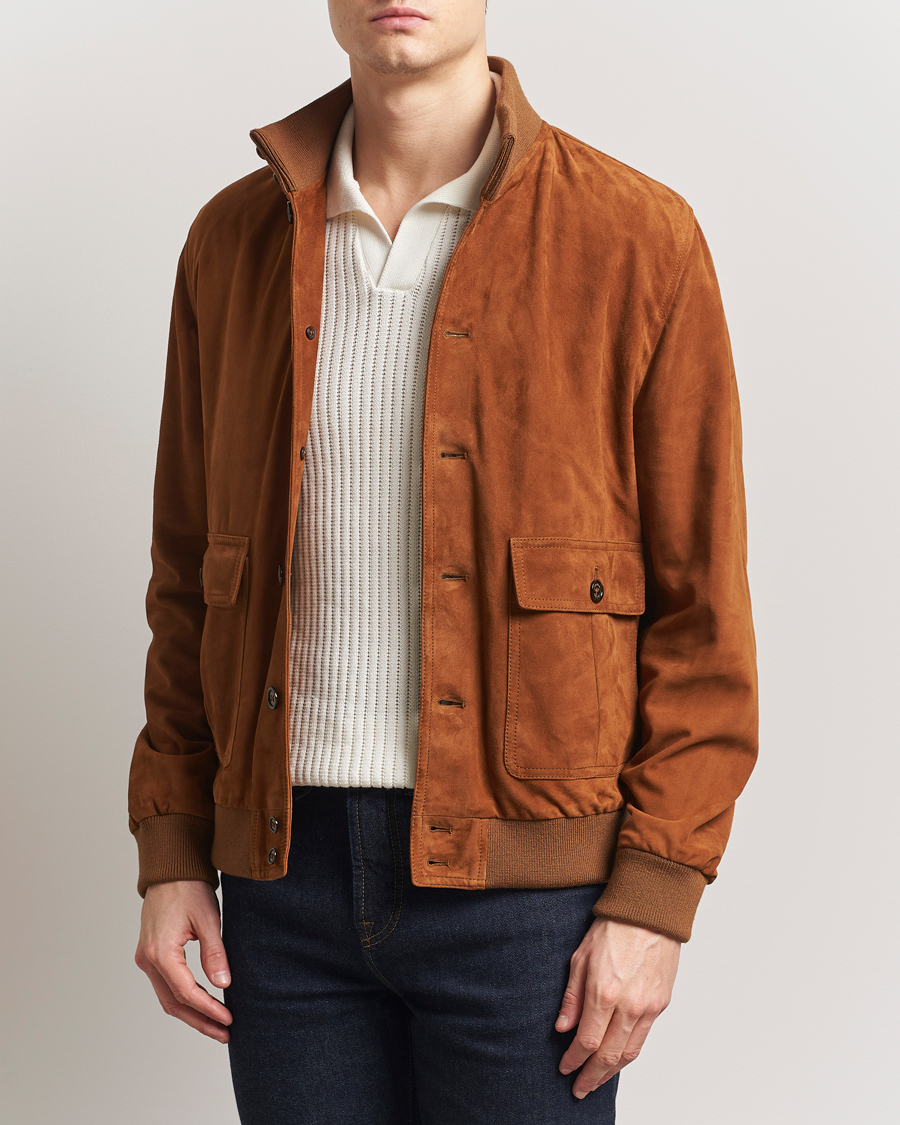 Homme | Manteaux Et Vestes | Valstar | Valstarino Suede Jacket Sandal