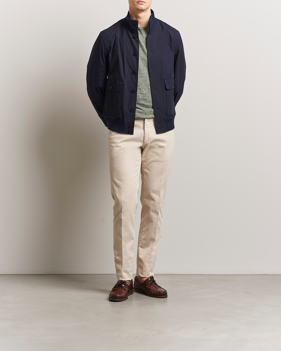 Homme | Manteaux Et Vestes | Valstar | Valstarino Lightweight Cotton Jacket Navy