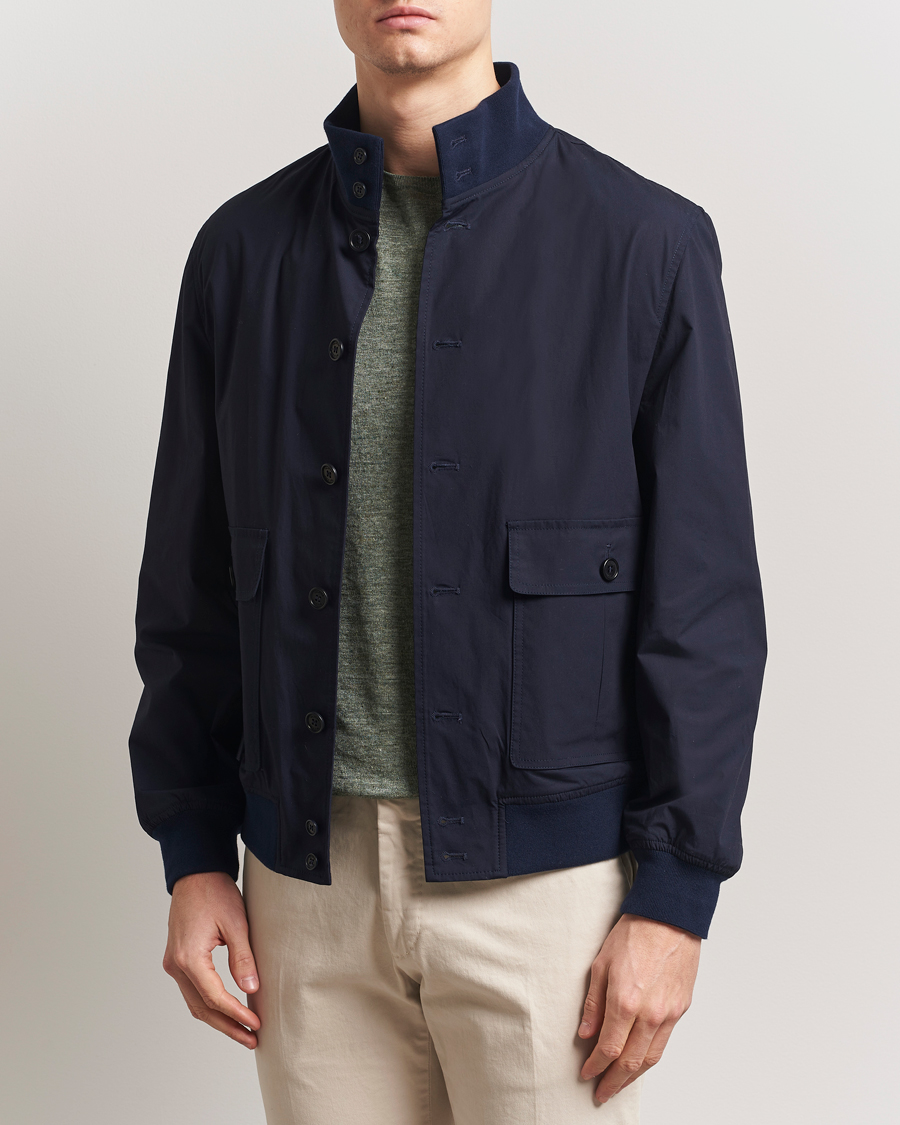 Homme | Manteaux Et Vestes | Valstar | Valstarino Lightweight Cotton Jacket Navy