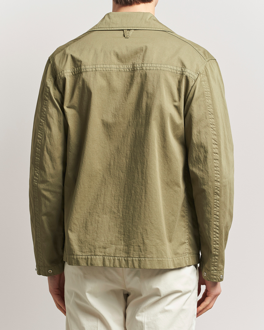 Homme | Manteaux Et Vestes | Valstar | Garment Dyed Cotton Jacket Military Green
