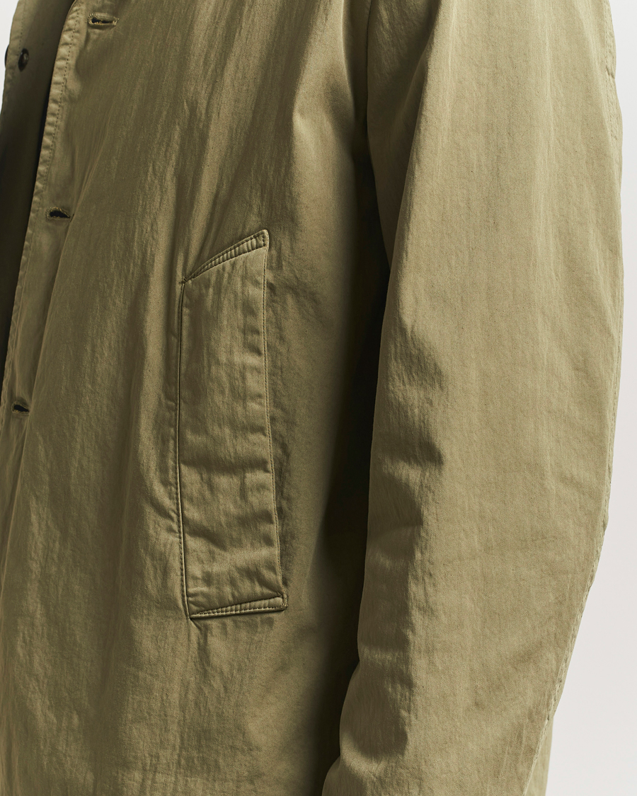 Homme | Manteaux Et Vestes | Valstar | Garment Dyed Cotton Jacket Military Green