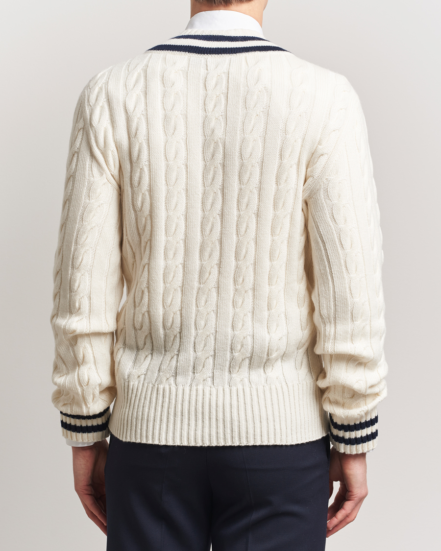 Homme | Pulls Et Tricots | Ralph Lauren Purple Label | Cashmere Crickett Sweater Cream