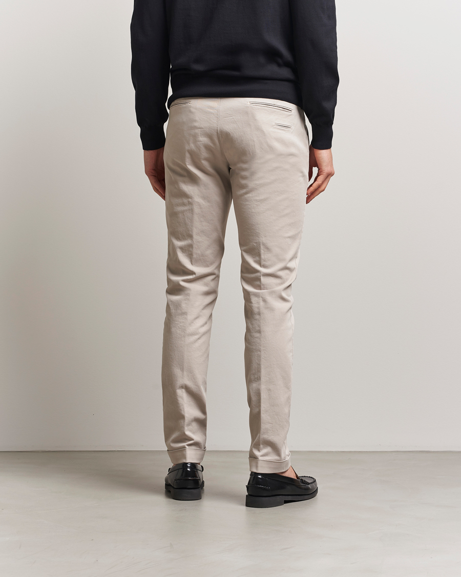 Homme | Pantalons | Briglia 1949 | Slim Fit Cotton Stretch Chino Beige