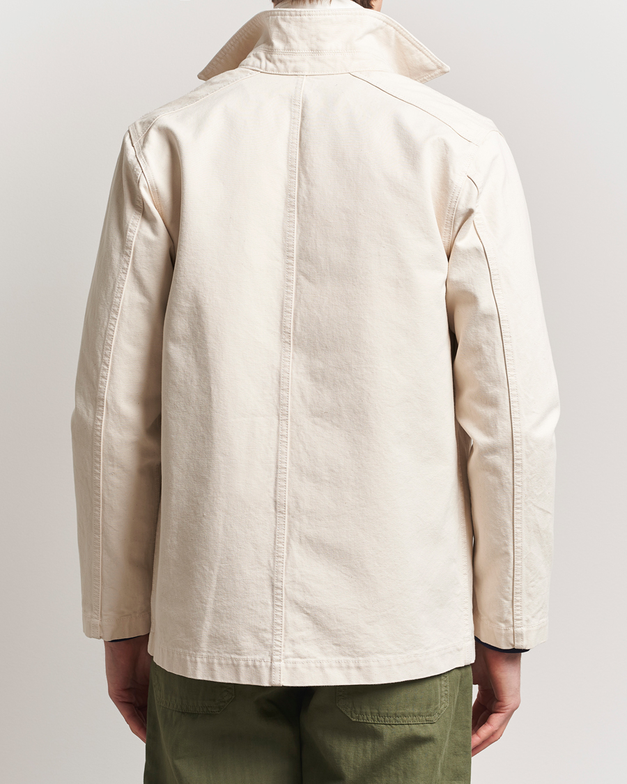 Homme | Manteaux Et Vestes | Drake's | Duck Cotton Canvas Shore Jacket Natural