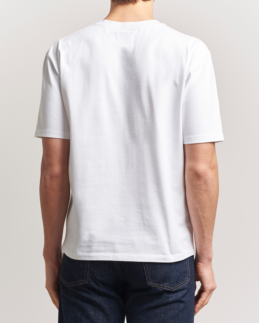 Homme | T-shirts | Drake's | Elephant Graphic Print Hiking T-Shirt Ecru