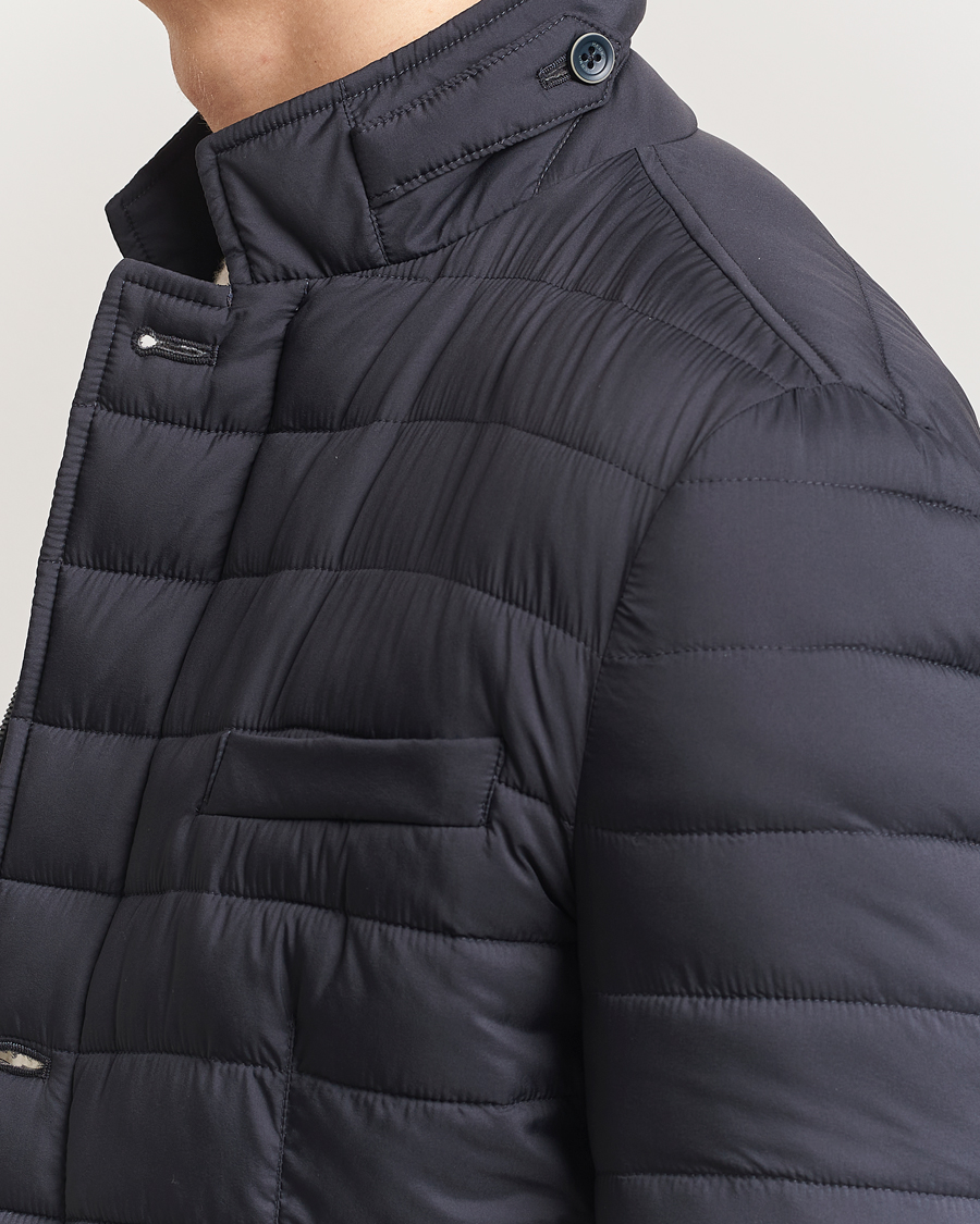 Homme | Manteaux Et Vestes | Herno | Nuage Matt Nylon Blazer Navy