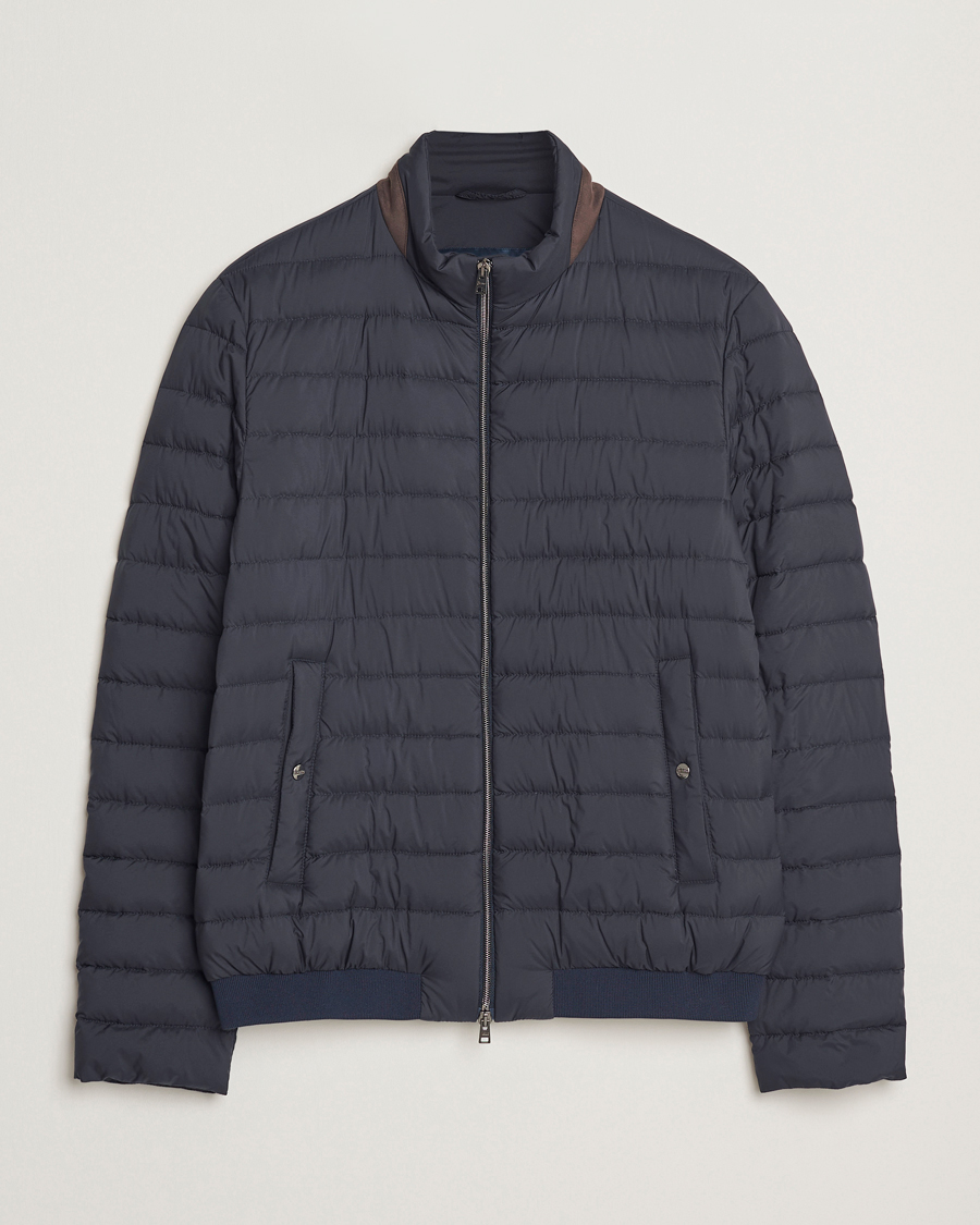 Homme | Manteaux Et Vestes | Herno | Nuage Matt Nylon Jacket Navy