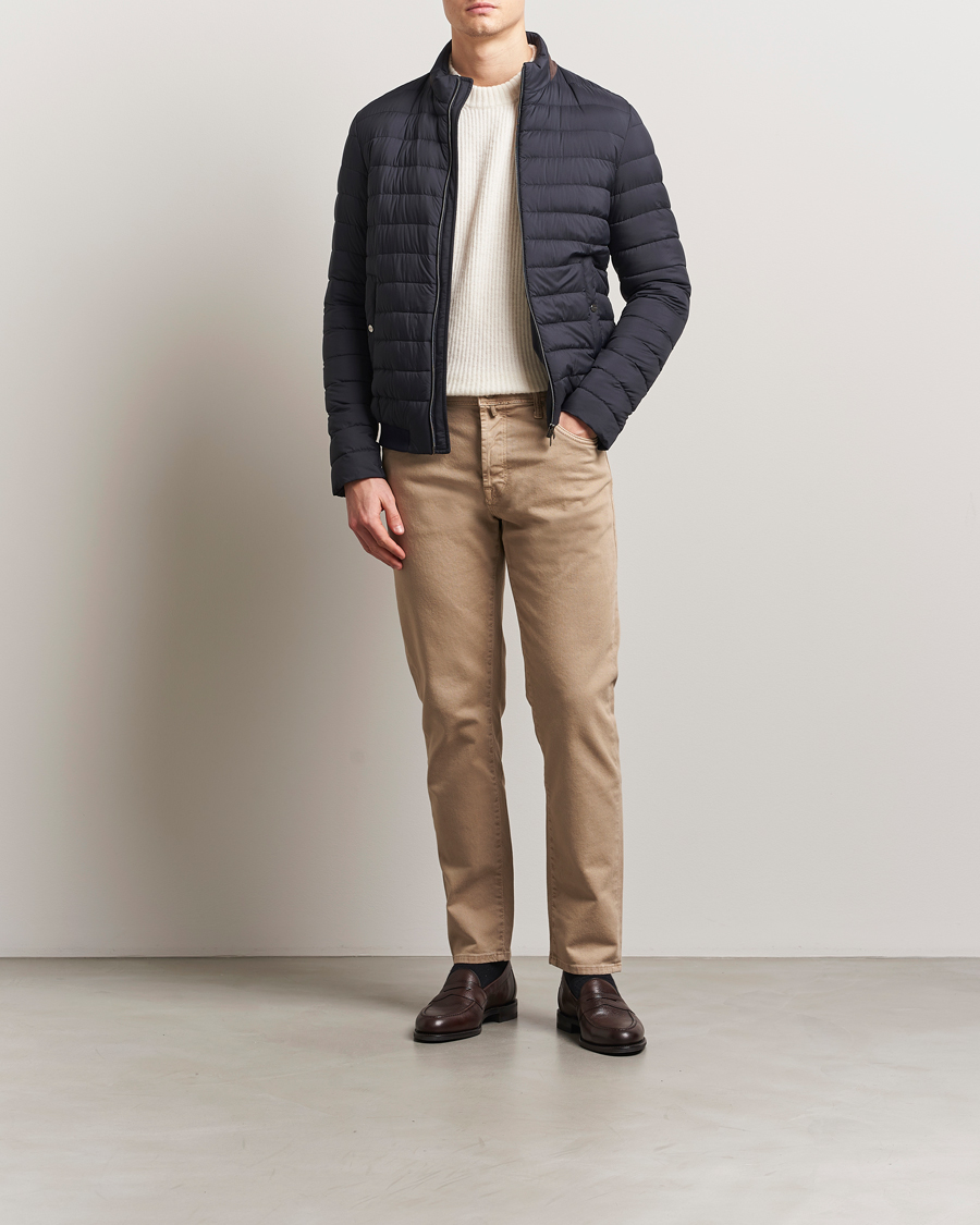 Homme | Manteaux Et Vestes | Herno | Nuage Matt Nylon Jacket Navy