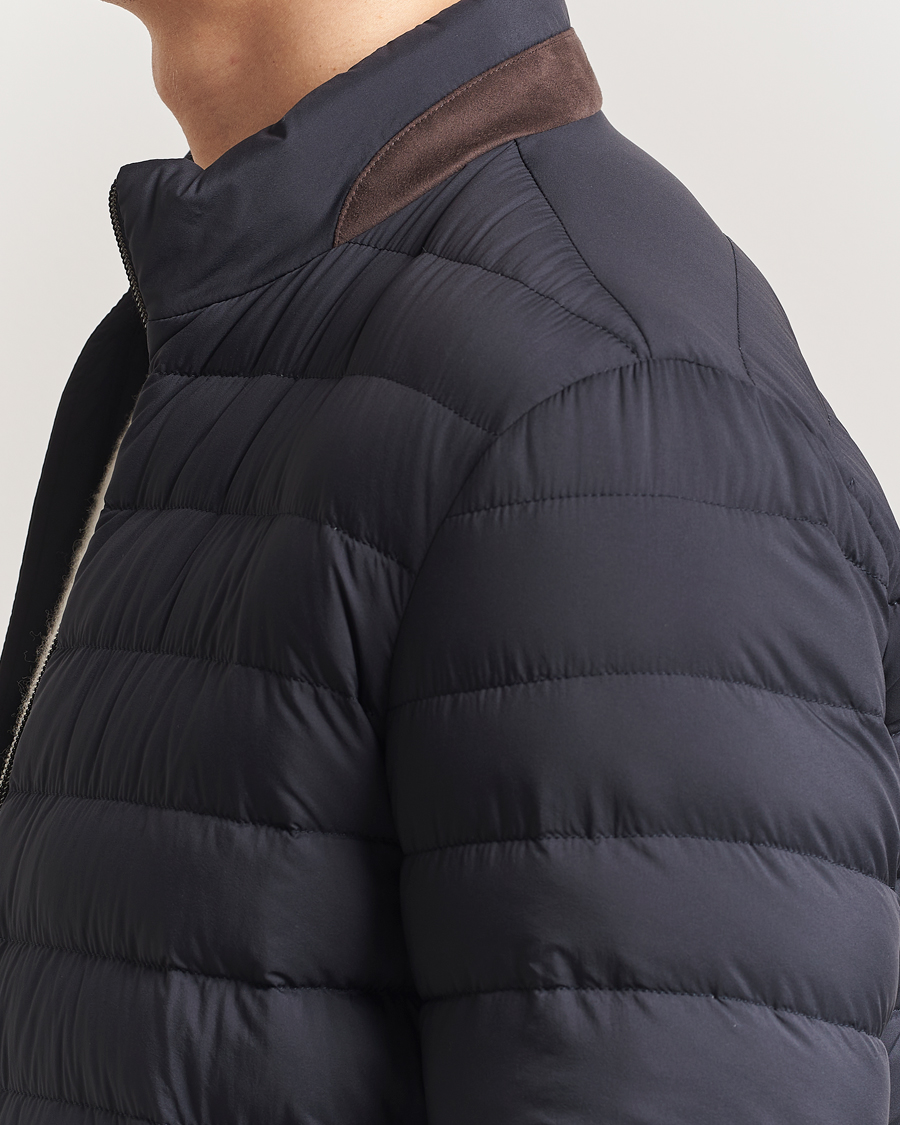 Homme | Manteaux Et Vestes | Herno | Nuage Matt Nylon Jacket Navy