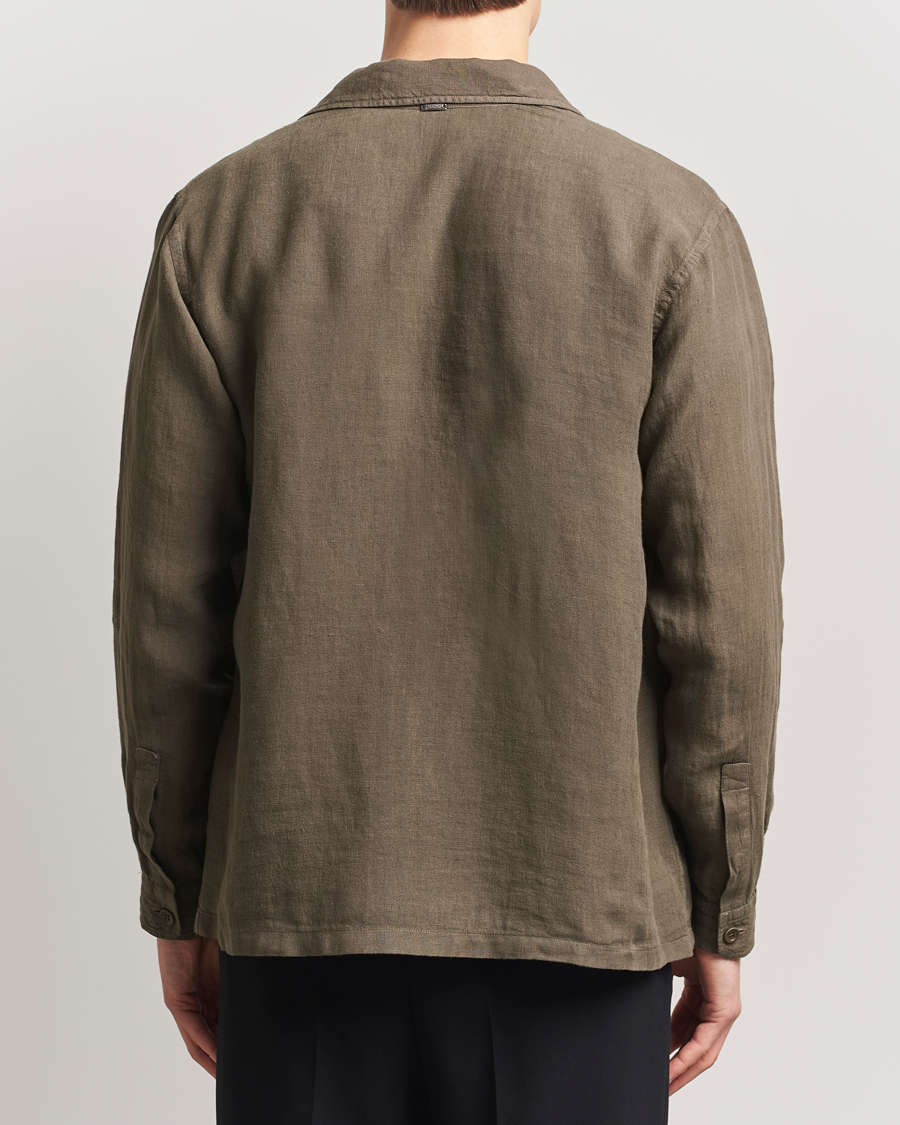Homme | Manteaux Et Vestes | Herno | Linen Safari Jacket Military