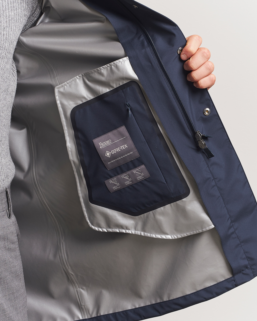 Homme | Manteaux Et Vestes | Herno | Gore-Tex Coat Navy