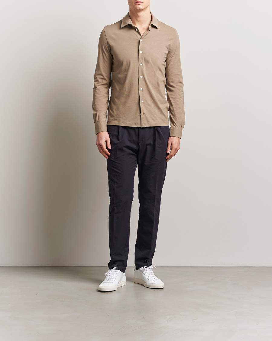Homme | Pantalons | Herno | Seersucker Drawstring Pants Navy