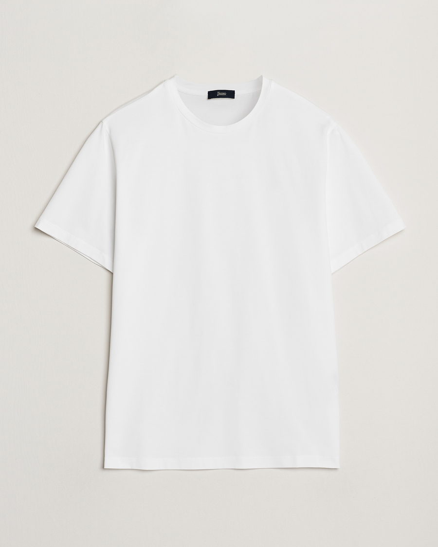 Homme | T-shirts | Herno | Cotton/Stretch T-Shirt White