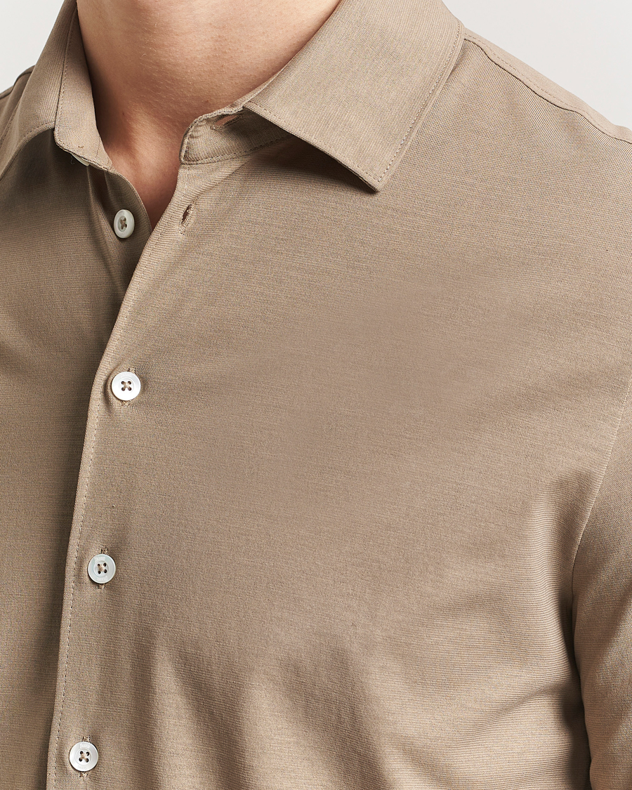 Homme | Chemises | Herno | Cotton Crepe Shirt Olive