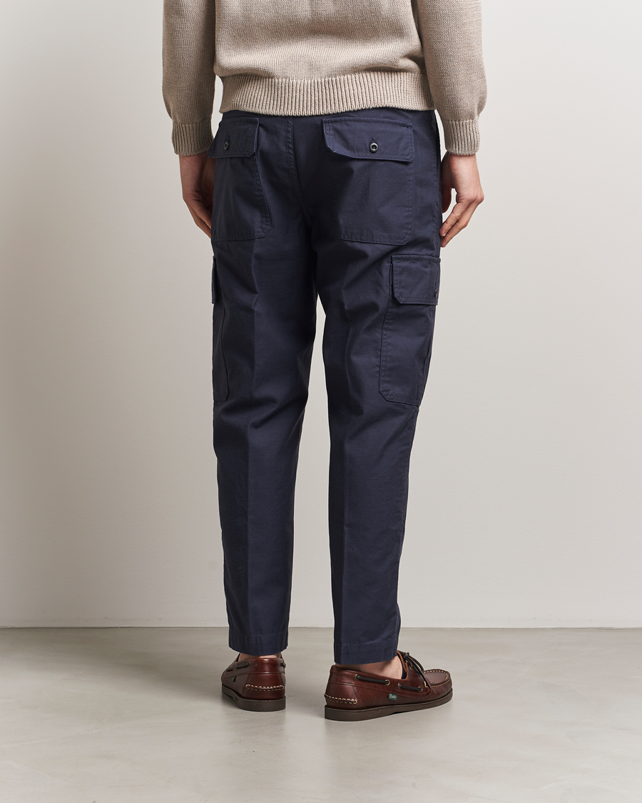 Homme | Pantalons | Incotex | Regular Fit Cargo Pants Navy