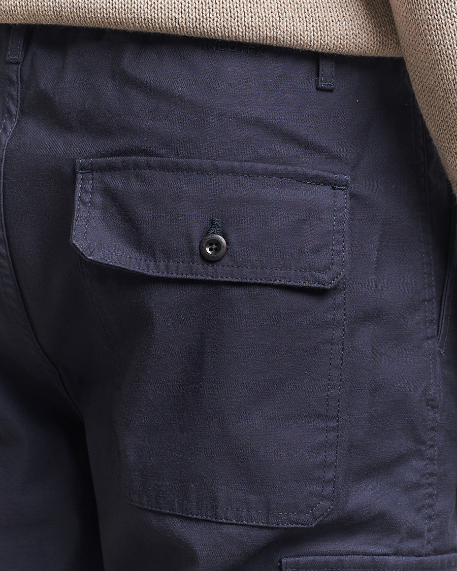Homme | Pantalons | Incotex | Regular Fit Cargo Pants Navy