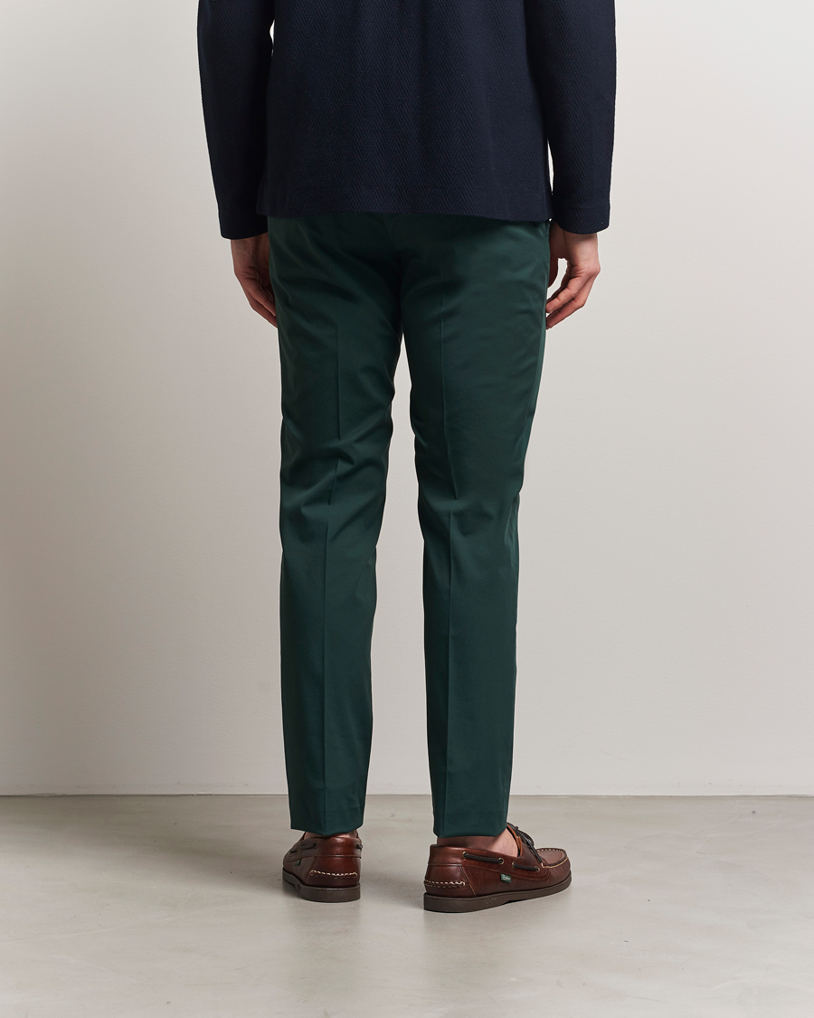 Homme | Pantalons | Incotex | Slim Fit Comfort Chinos Dark Green
